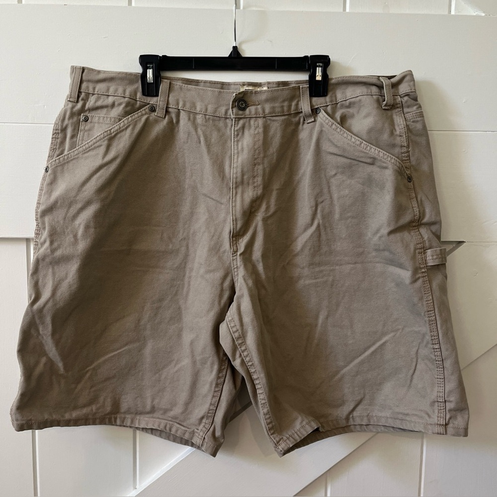CE Schmidt Workwear Men’s Shorts Size 44 Tan Carpenter 19 R648 7P Heavy Duty